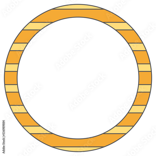 circle frame photo