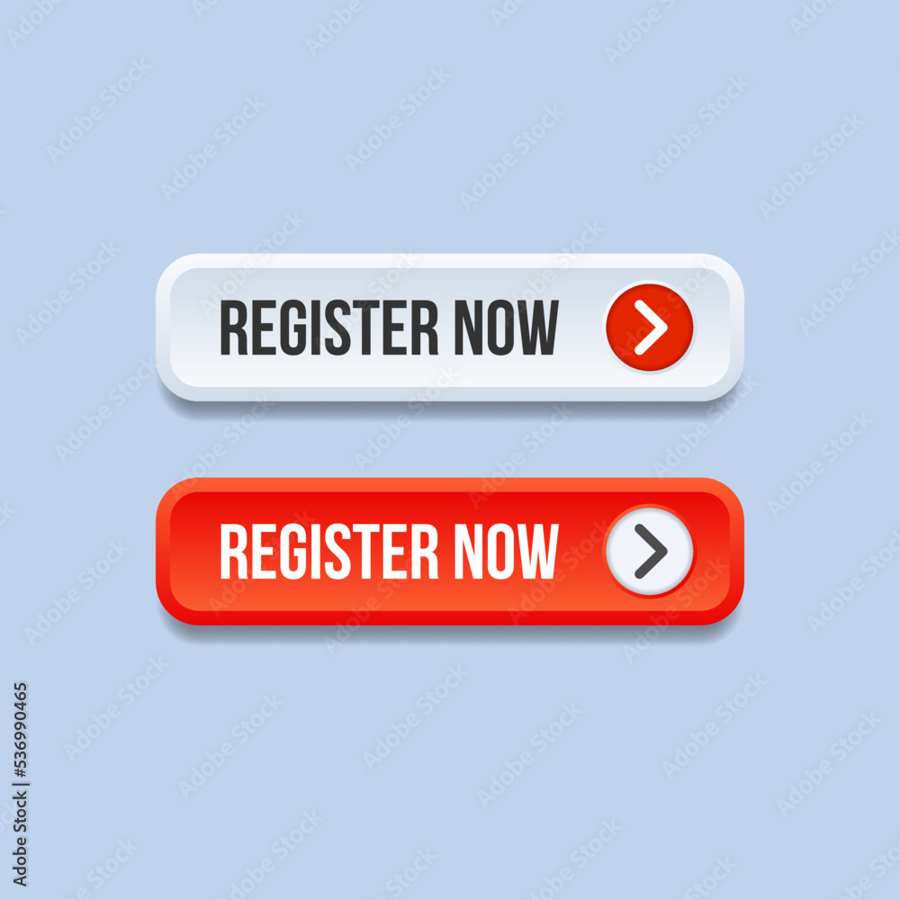 Register now buttons, with two color options Register now buttons, with two color options