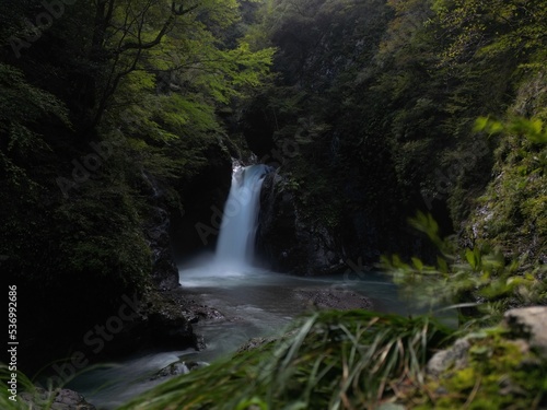 日本の滝百選 大釜の滝