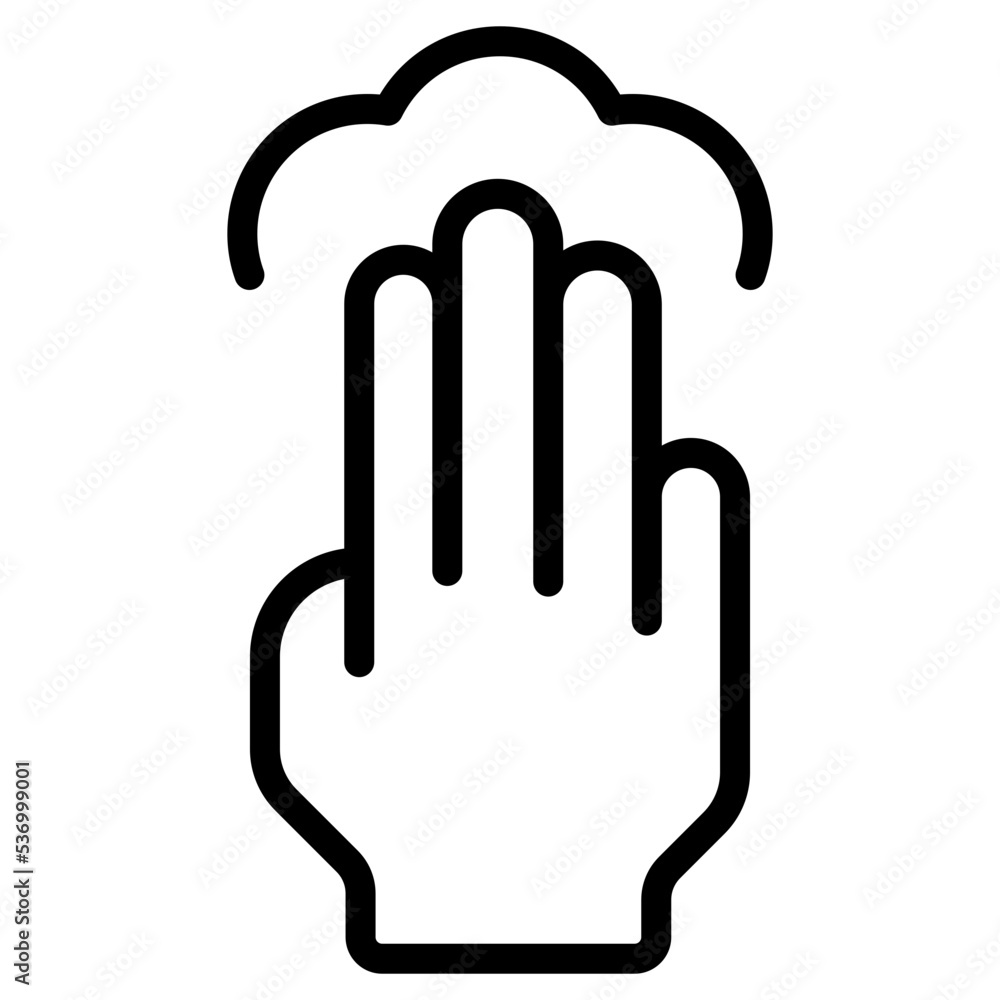 Obraz premium 4x tap icon