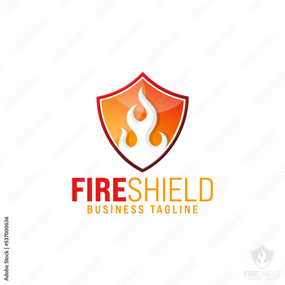 Fire Shield Logo Template Fire Shield Logo Template