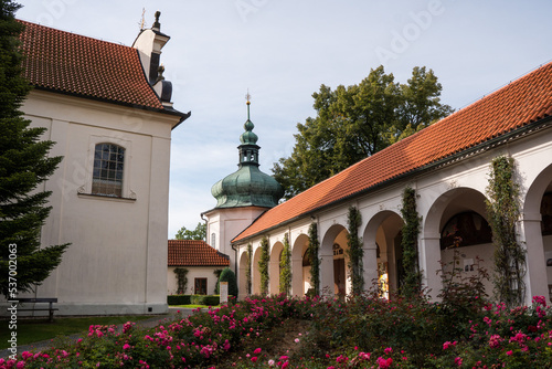 Klokoty near Tabor, Czechia, pilgrimage monastery and church photo