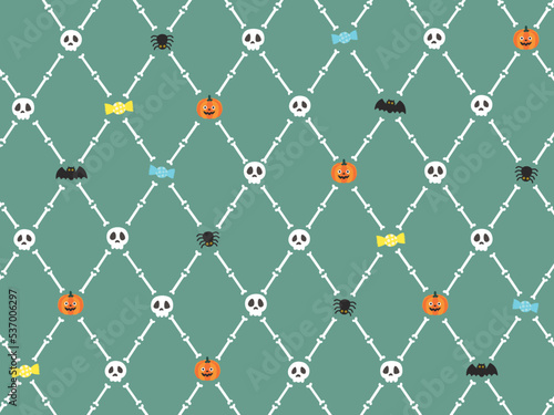 ハロウィンの背景デザイン