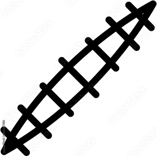 Scar Icon Logo Vector Symbol