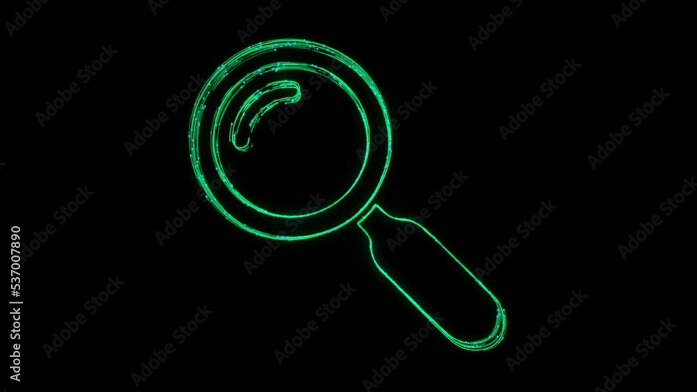 Search Button Animated Icon appearing with Lines on black background. Search engine optimization business concept, Searching browsing internet data information networking web technology concept. Search Button Animated Icon appearing with Lines on black background. Search engine optimization business concept, Searching browsing internet data information networking web technology concept.