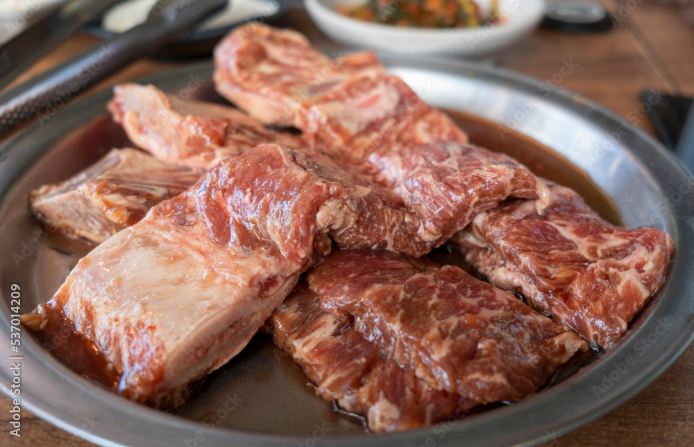 Pocheon's famous beef ribs grilled
