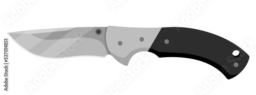 Jackknife. Cute jackknife isolated on white background. Vector illustration