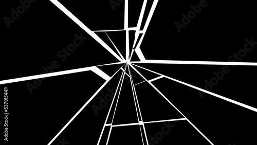 Broken glass vector overlay