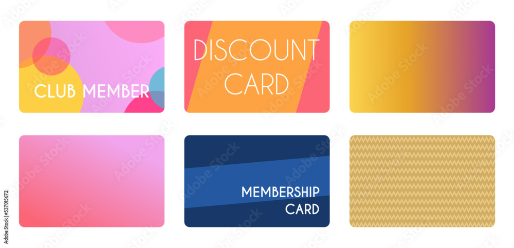 Loyalty cards template design Loyalty cards template design