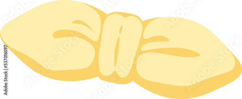 Bow accessory flat icon Home slippers element