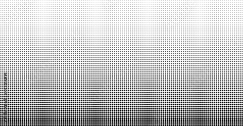 Halftone gradient circles. From light to dark dots. Vector  background.