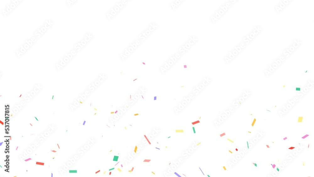 Confetti. With Alpha Matte Channel. Confetti. With Alpha Matte Channel.