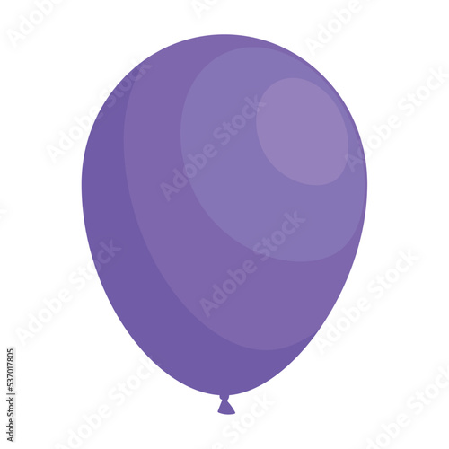 purple balloon helium floating