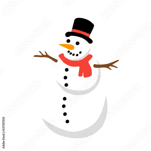Fotografia winter snowman