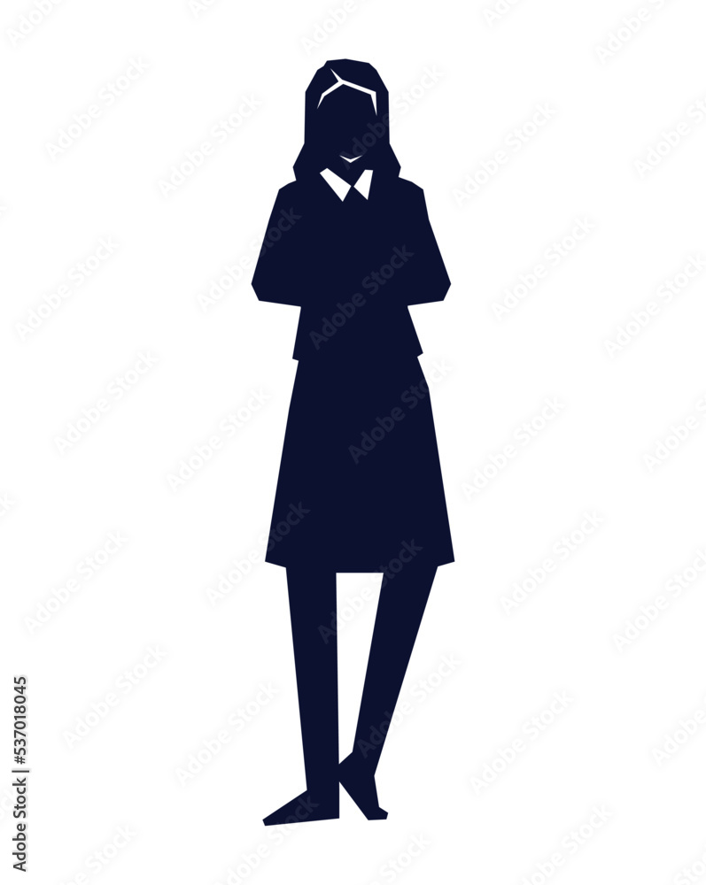 business woman standing