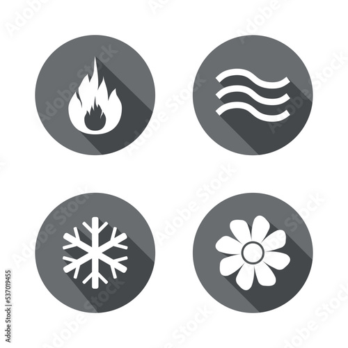 set of icons