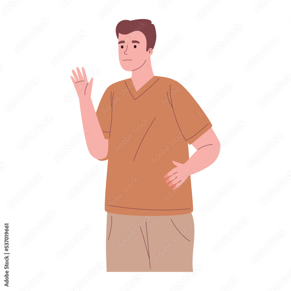 young man avatar character young man avatar character