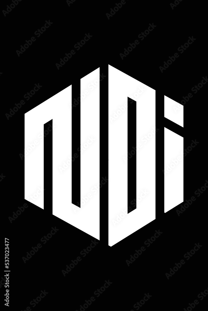 NDI monogram letter logo