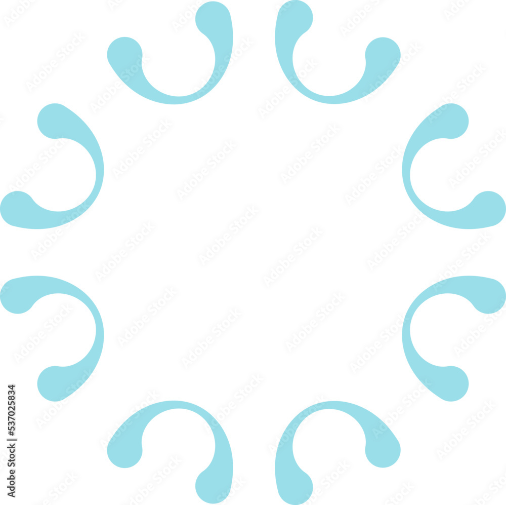 Snow flat icon Beautiful winter weather Magnificent snowflake Snow flat icon Beautiful winter weather Magnificent snowflake
