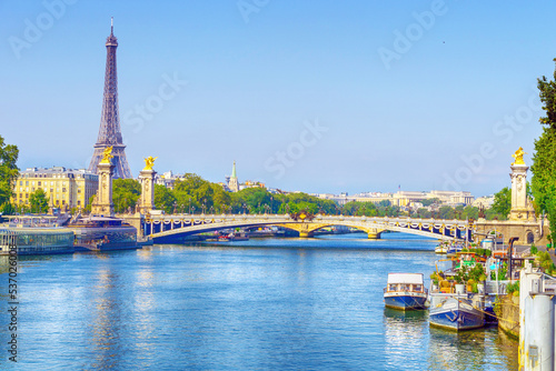 The Eiffel tower Paris, France