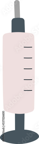 Prick flat icon Special equipment for injections