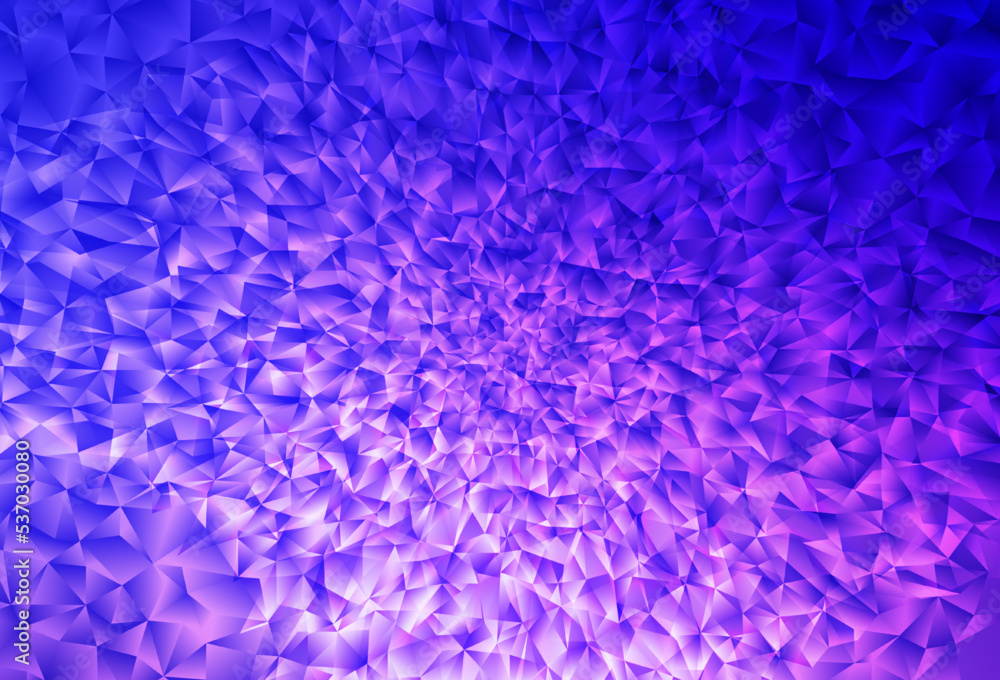 Light Pink, Blue vector polygonal background. Light Pink, Blue vector polygonal background.