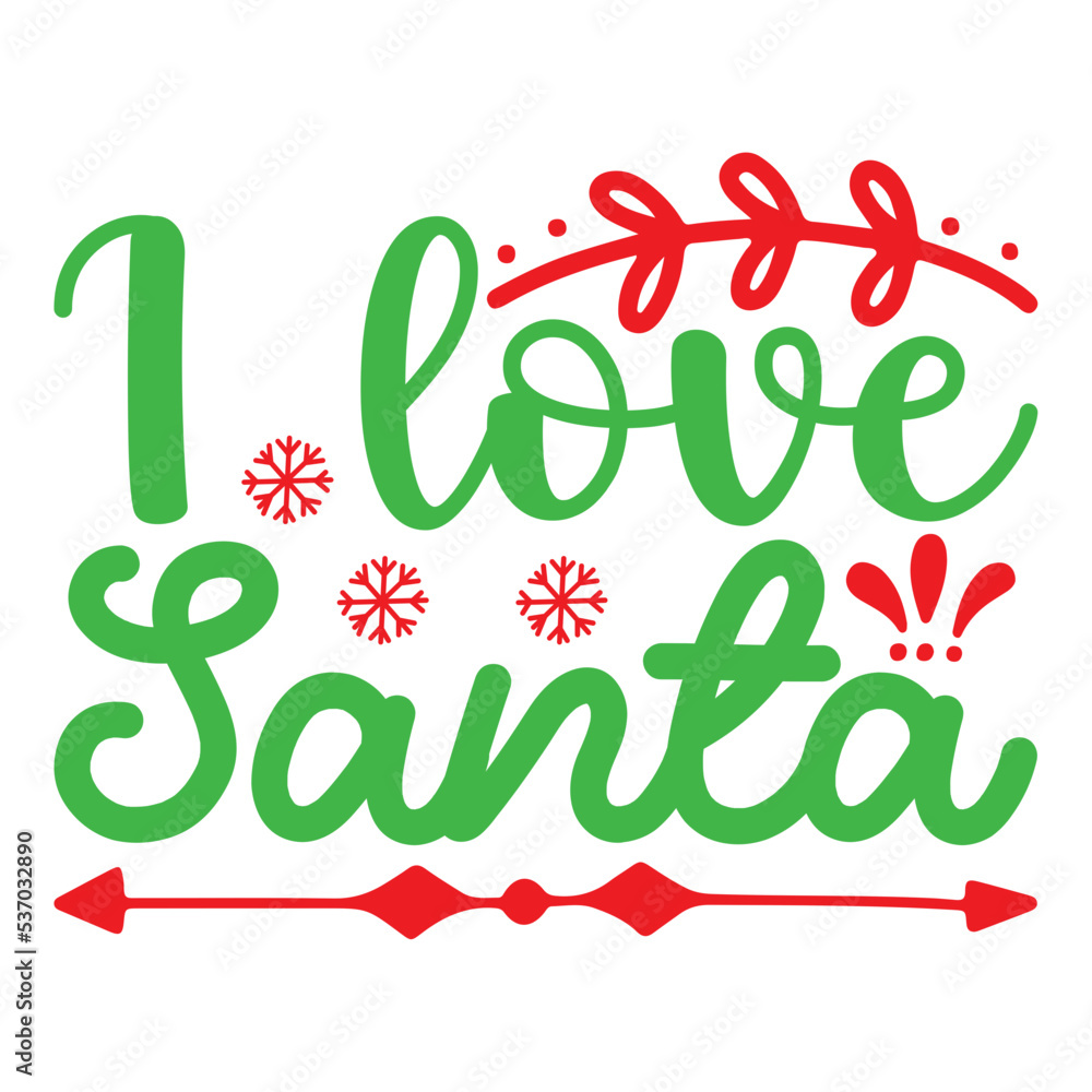 Fototapeta premium Christmas SVG T Shirt Design
