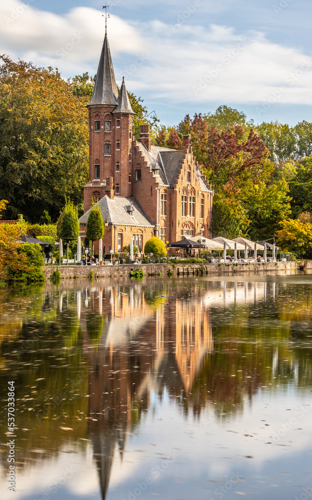 Long exposure in Minnewater park, Brugge, Belgium