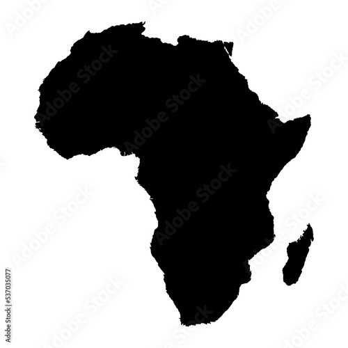 continent map Africa