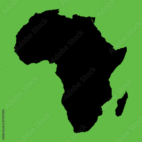continent map Africa
