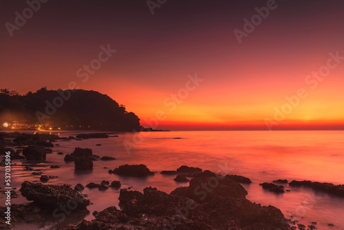 Wallpaper Mural Stunning Sunrise Over The Sea at Rayong Beach Torontodigital.ca