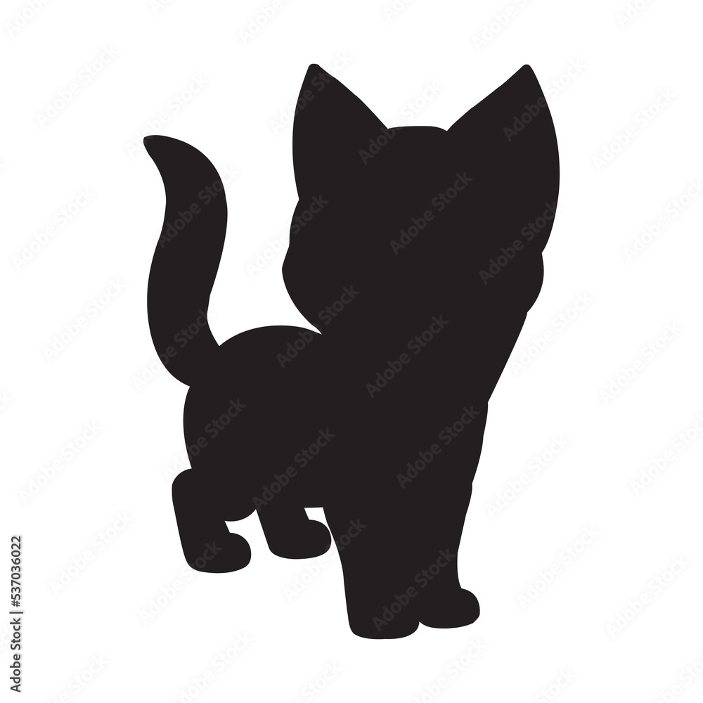 Christmas cat silhouette vector isolated on white background coloring page for kids zentangle cat shirt design, logo, tattoo, decoration and kids coloring book Christmas cat silhouette vector isolated on white background coloring page for kids zentangle cat shirt design, logo, tattoo, decoration and kids coloring book
