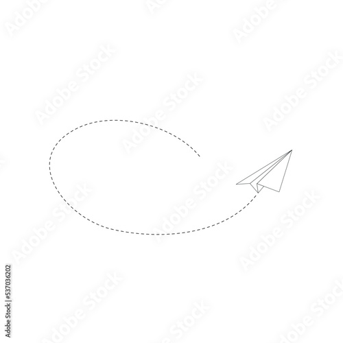 paper plane flight path, path to business
