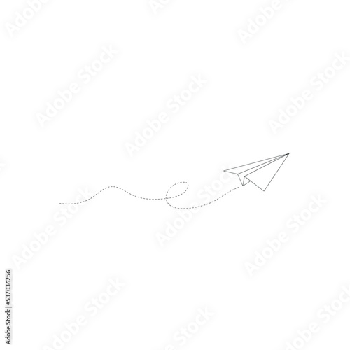 paper plane flight path, path to business
