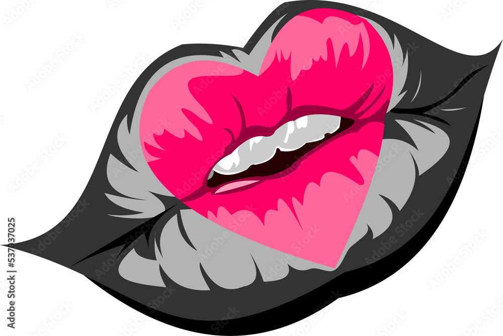 Obraz premium lips love