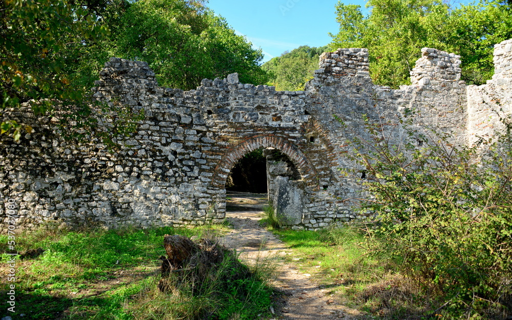 Butrint National Park is a protected natural area, it includes the archaeological site of Butrint and protects the city and the surrounding landscape, constituting an important tourist attraction
