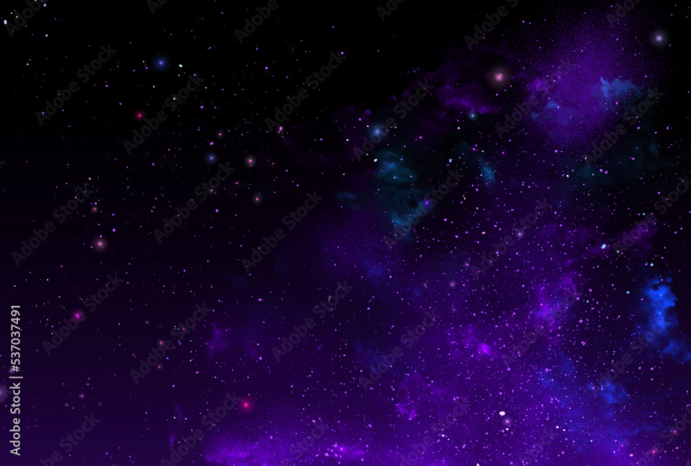 Obraz premium 背景素材_夜空