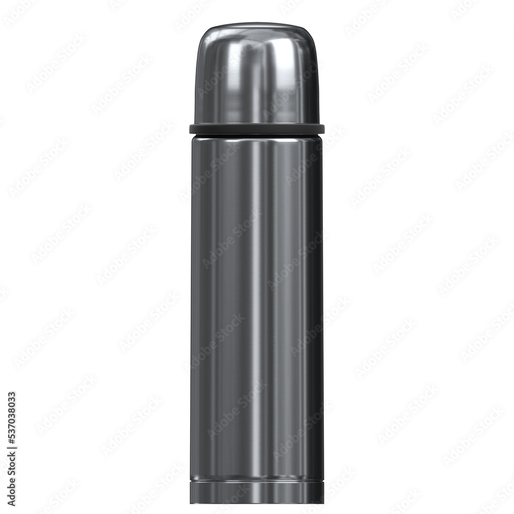 3d rendering illustration of a vacuum flask 3d rendering illustration of a vacuum flask