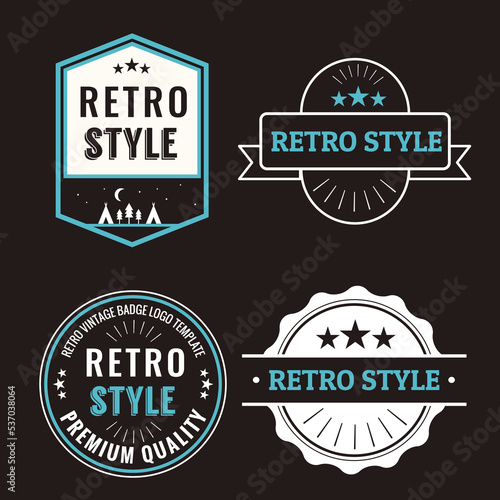 Retro Logo Vector