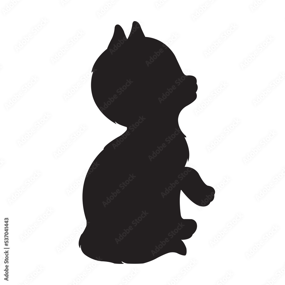 Christmas cat silhouette vector isolated on white background coloring page for kids zentangle cat shirt design, logo, tattoo, decoration and kids coloring book Christmas cat silhouette vector isolated on white background coloring page for kids zentangle cat shirt design, logo, tattoo, decoration and kids coloring book