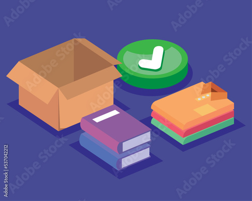 four flea market icons