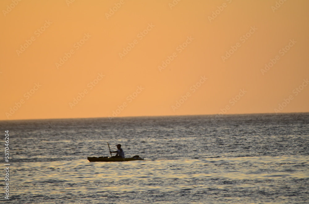 fishing boat in the sea