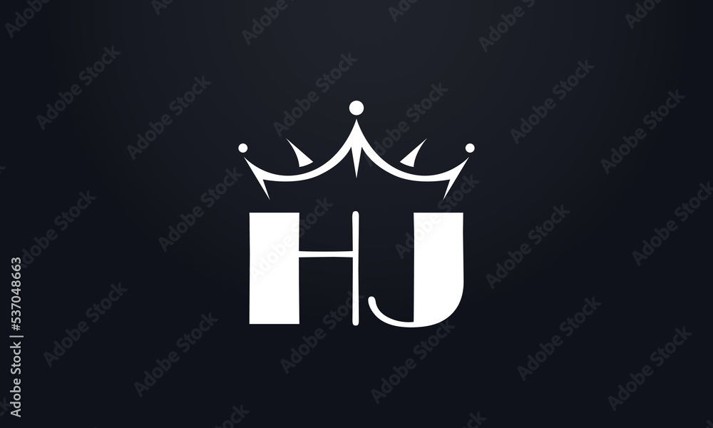 King crown logo design vector and extra bold queen symbol
