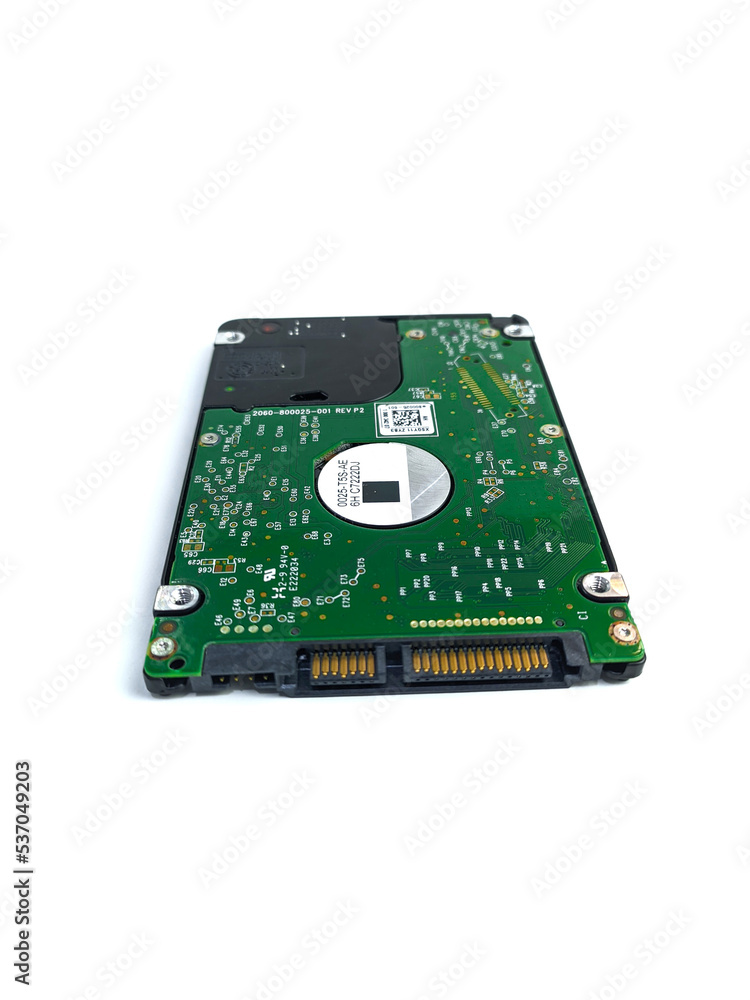 Computer hard drive isolated on white background Computer hard drive isolated on white background