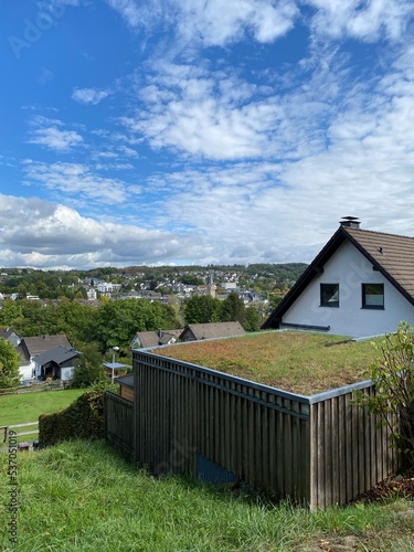 Oberbergische landscape, City of Wiehl, North Rhine-Westphalia Germany photo