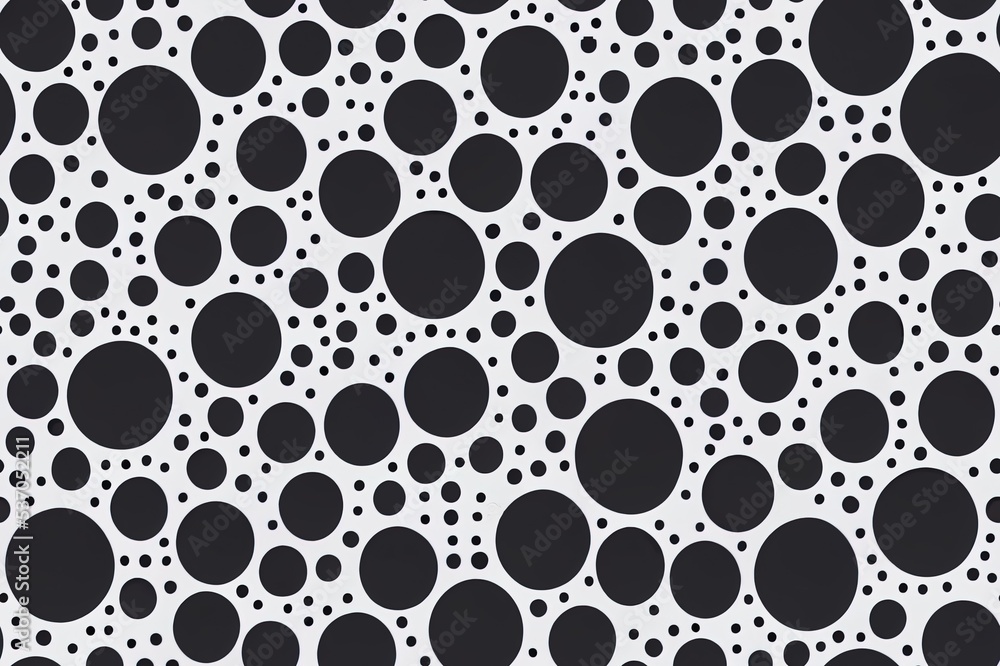 Fototapeta premium Seamless geometric pattern. Circles. Gray background.