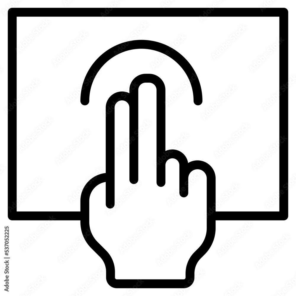 2x tap icon 2x tap icon