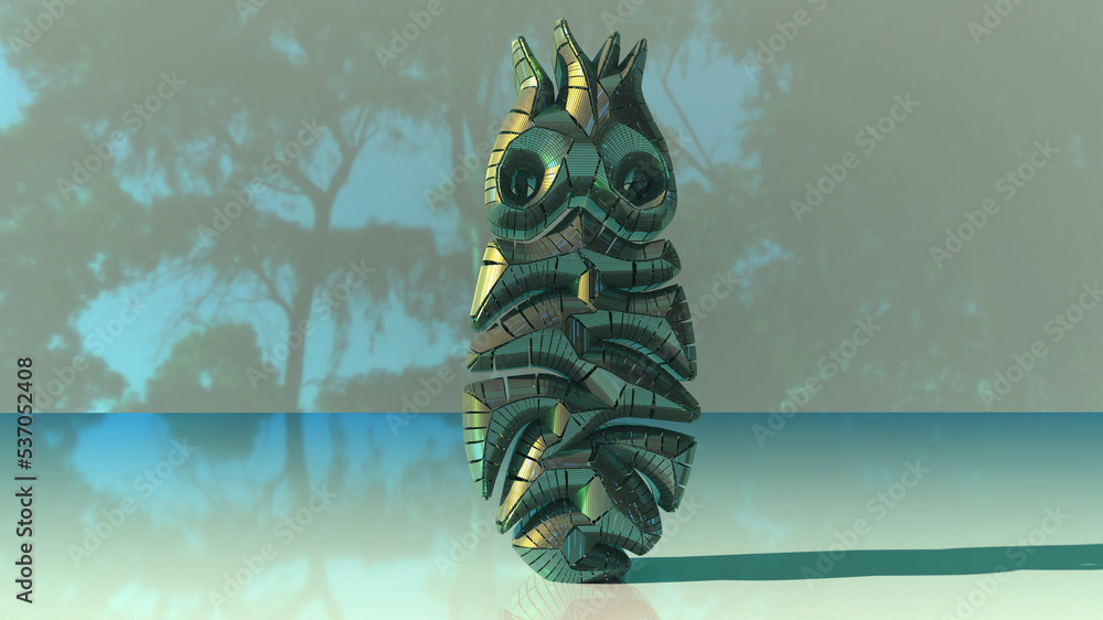Φωτογραφία A 3D Illustration of a sea creature from the wonderful world of sea and beneath