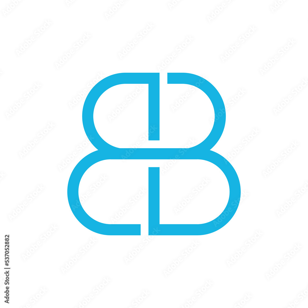 Letter bb logo simple fonts lettering Letter bb logo simple fonts lettering