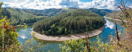 Saaleschleife am Hohenwartestause